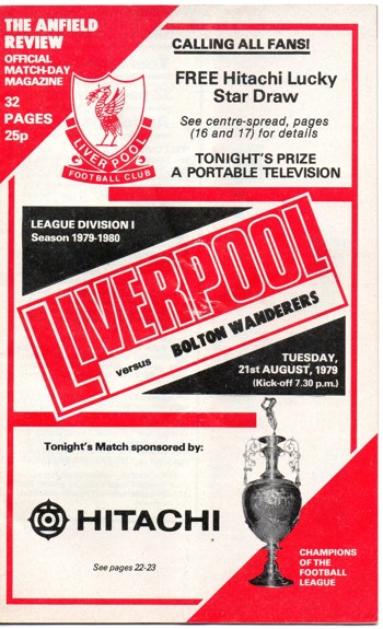 Match programme